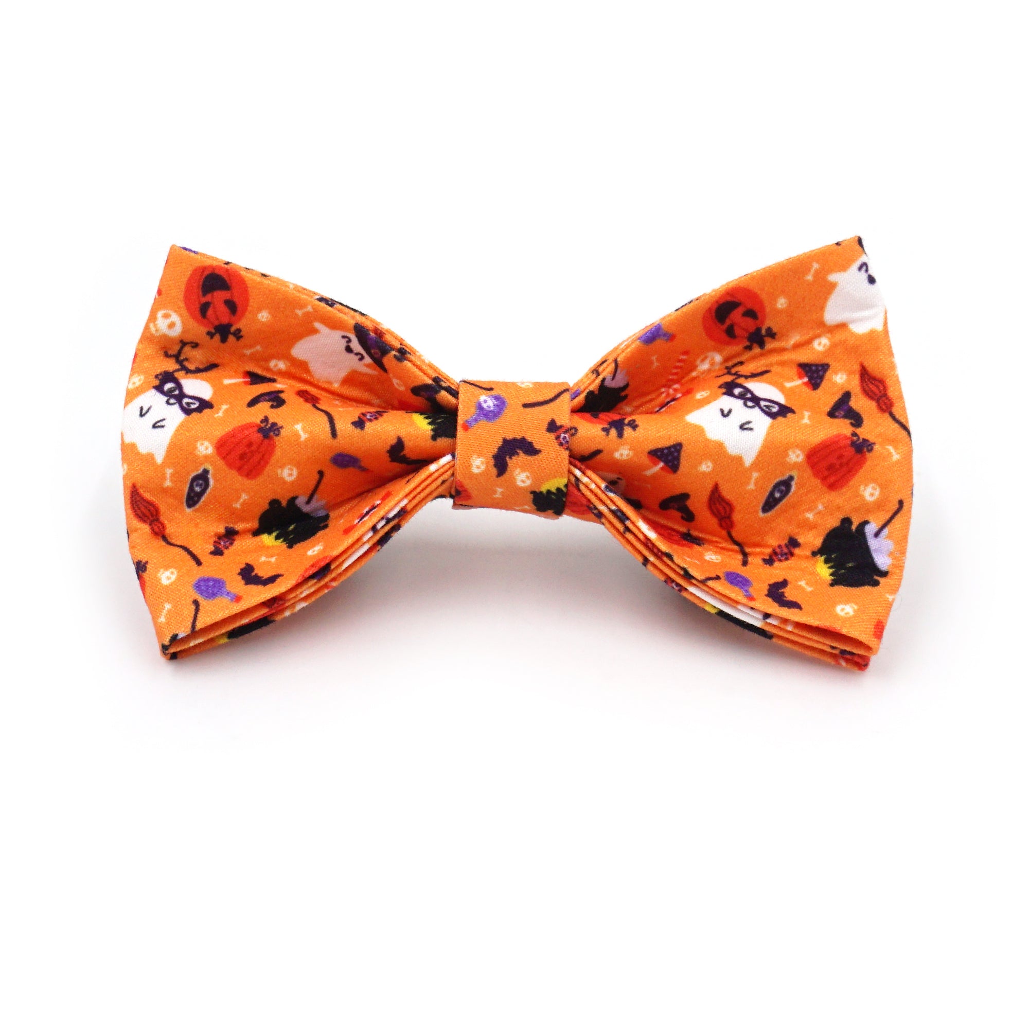 Tiny Pumpkin Patch Stroll Set – Collar, Leash & Bowtie