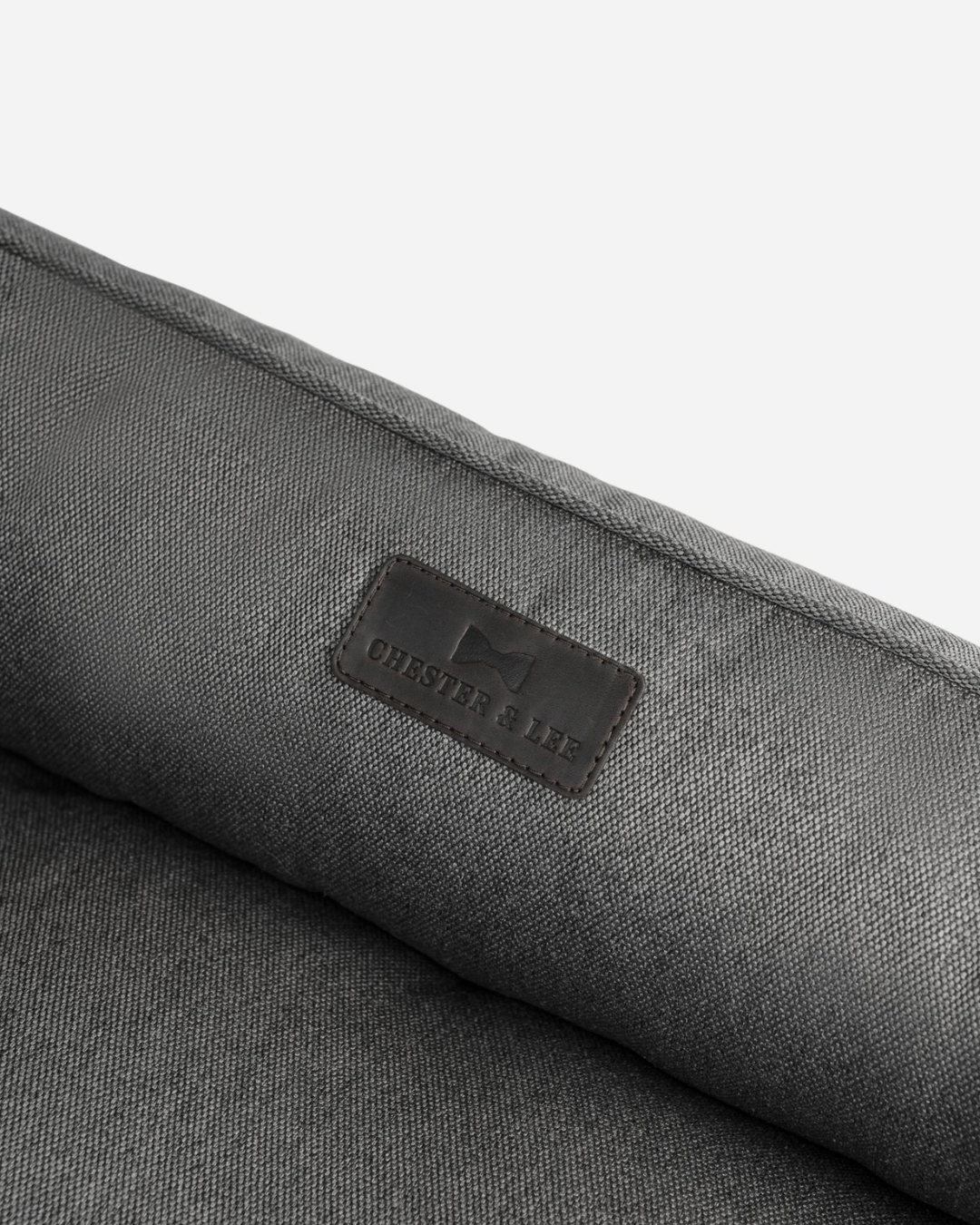 Chester & Lee Cotton Sleeper Dog Bed – Gray