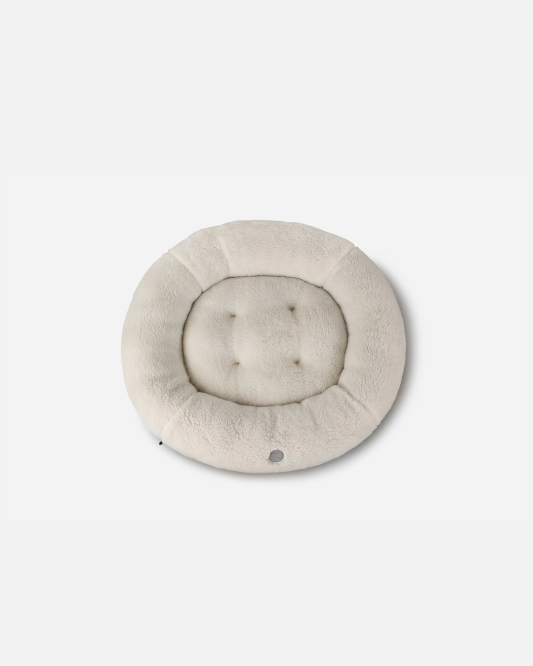 Chester & Lee Furry Beige Donut Dog Bed