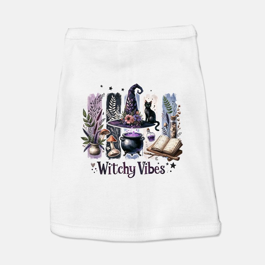 WITCHY VIBES DOG TEE