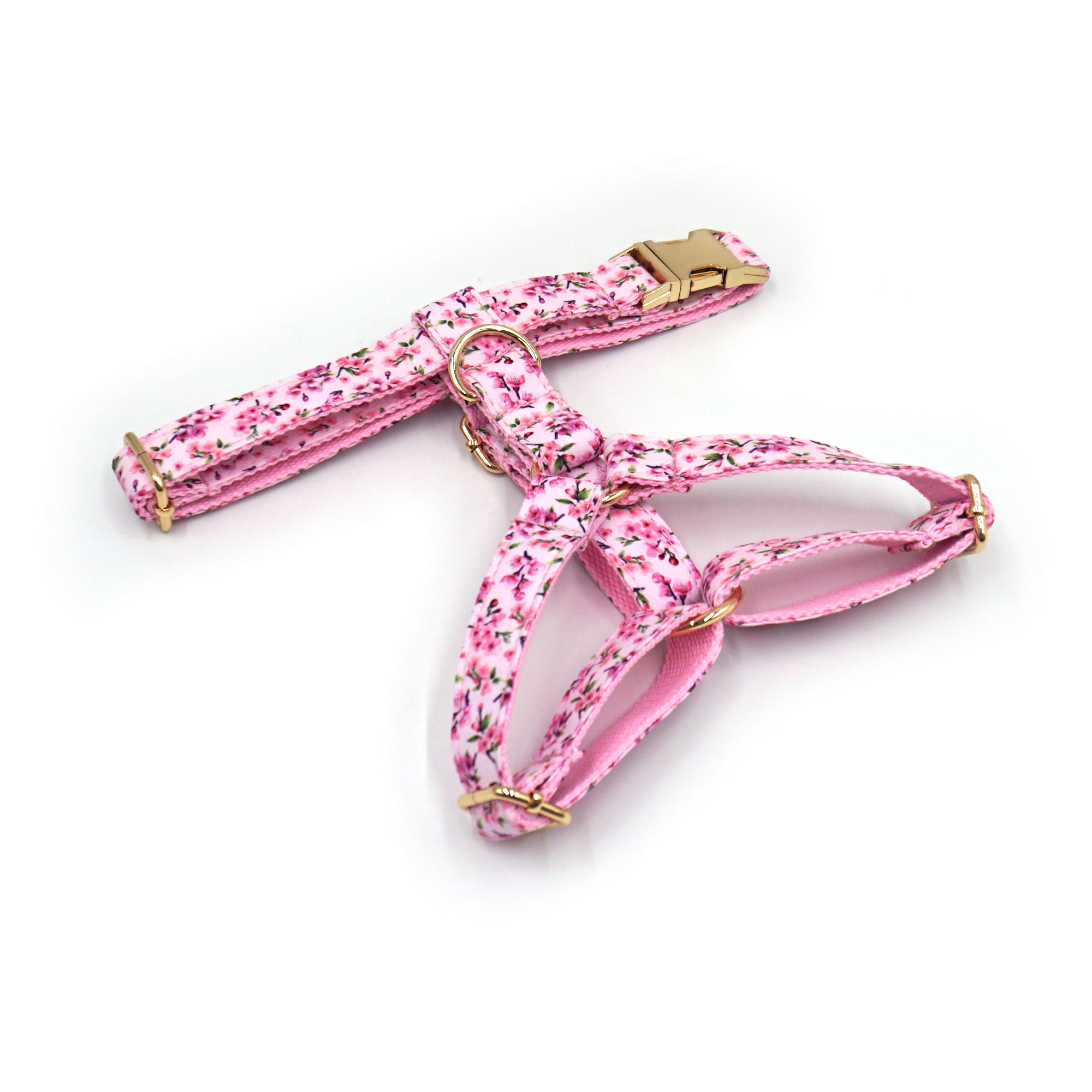 Tiny’s Sakura Stroll Set – Collar, Leash, Harness & Accessories