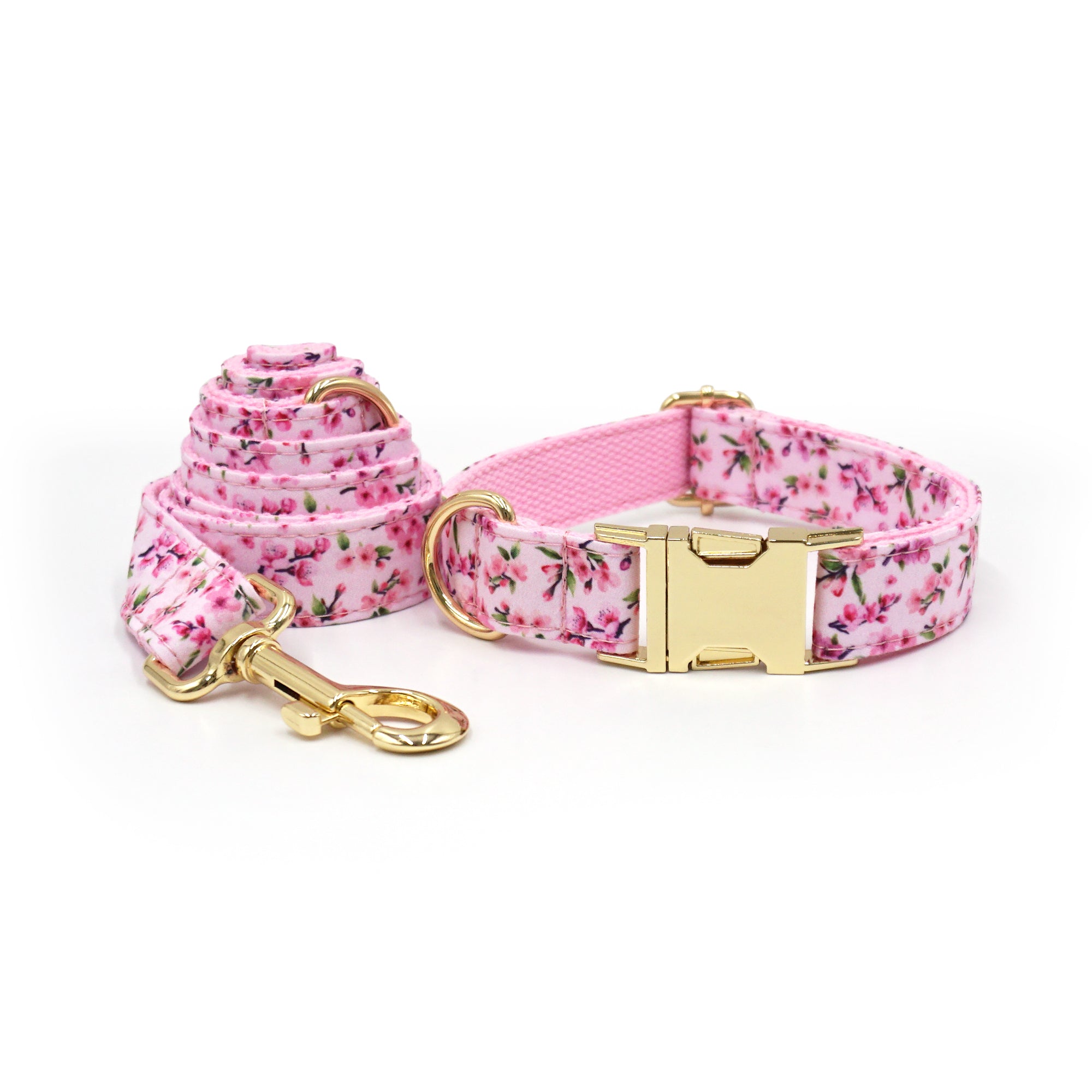 Tiny’s Sakura Stroll Set – Collar, Leash, Harness & Accessories