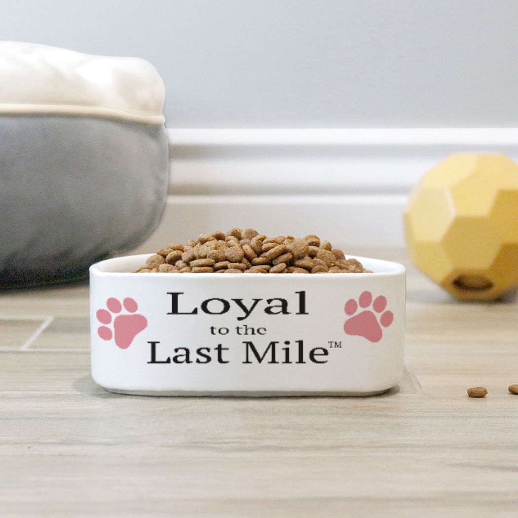 TINY'S LOYAL to the LAST MILE DOG BOWL