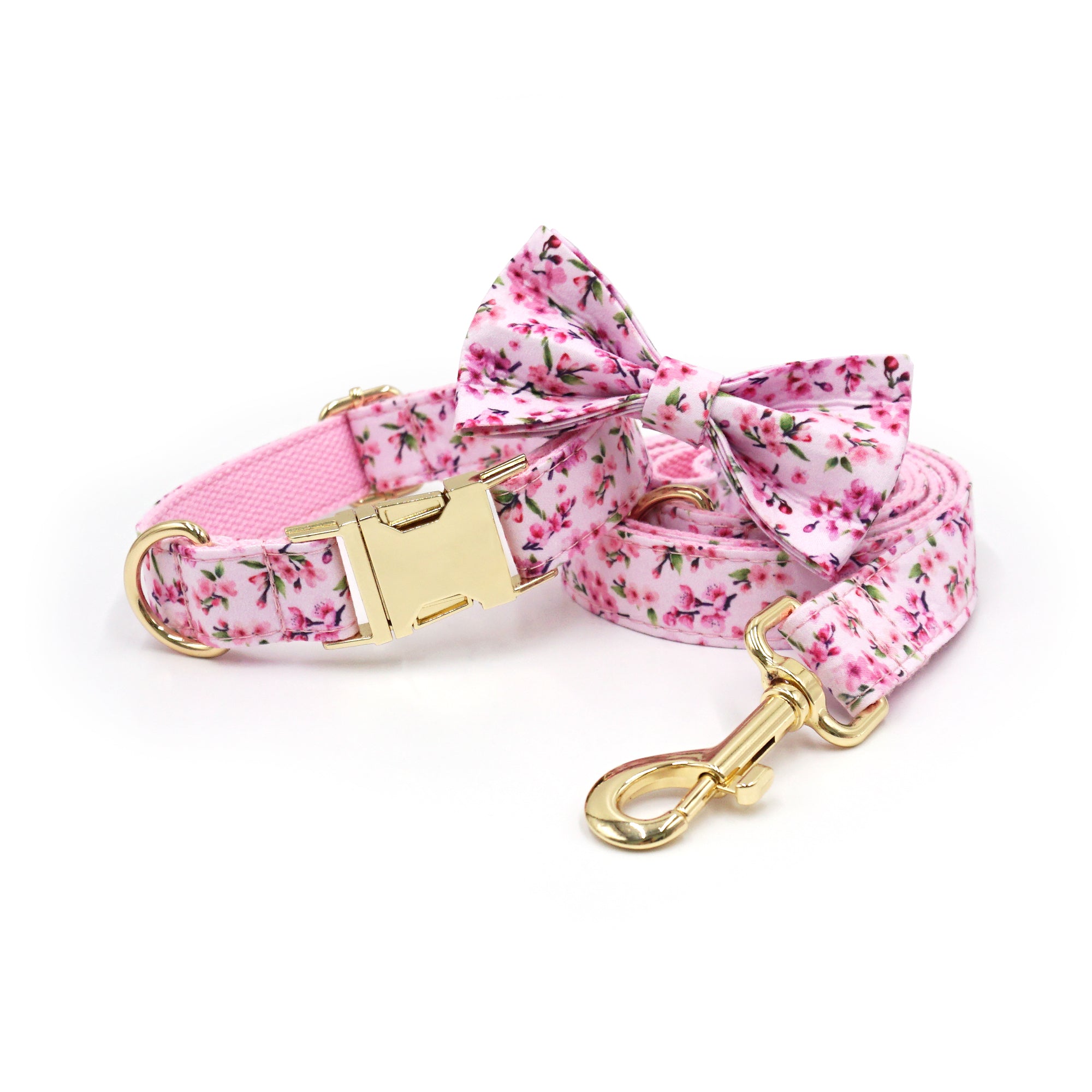 Tiny’s Sakura Stroll Set – Collar, Leash, Harness & Accessories
