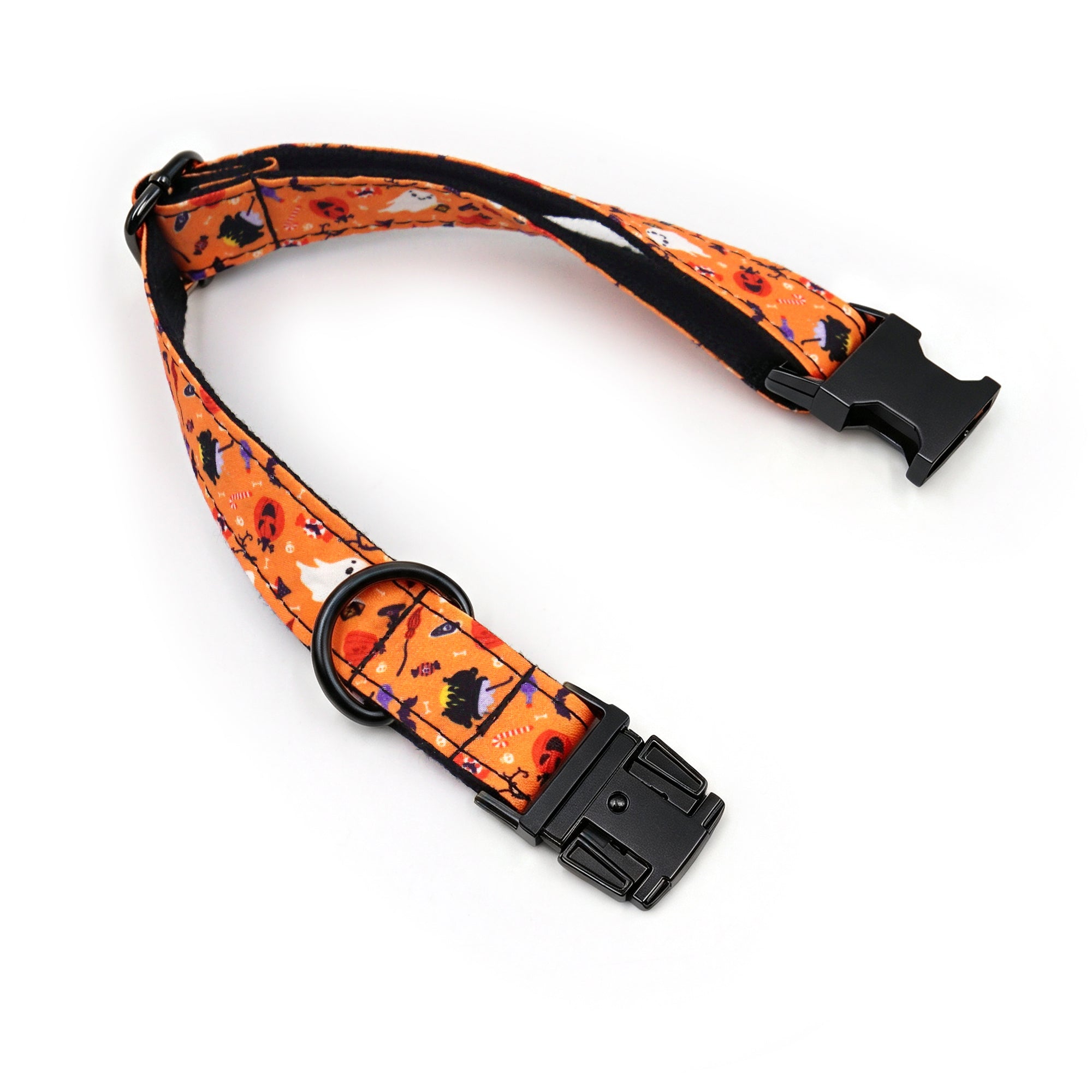 Tiny Pumpkin Patch Stroll Set – Collar, Leash & Bowtie