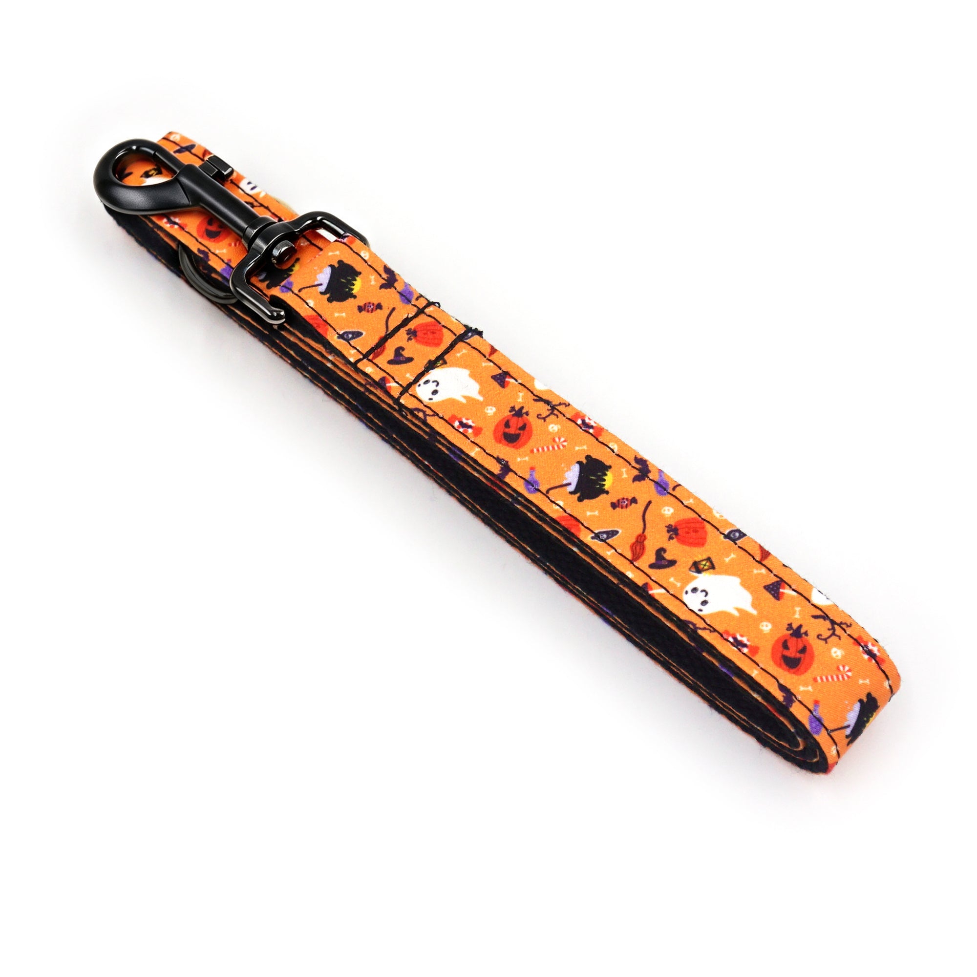 Tiny Pumpkin Patch Stroll Set – Collar, Leash & Bowtie
