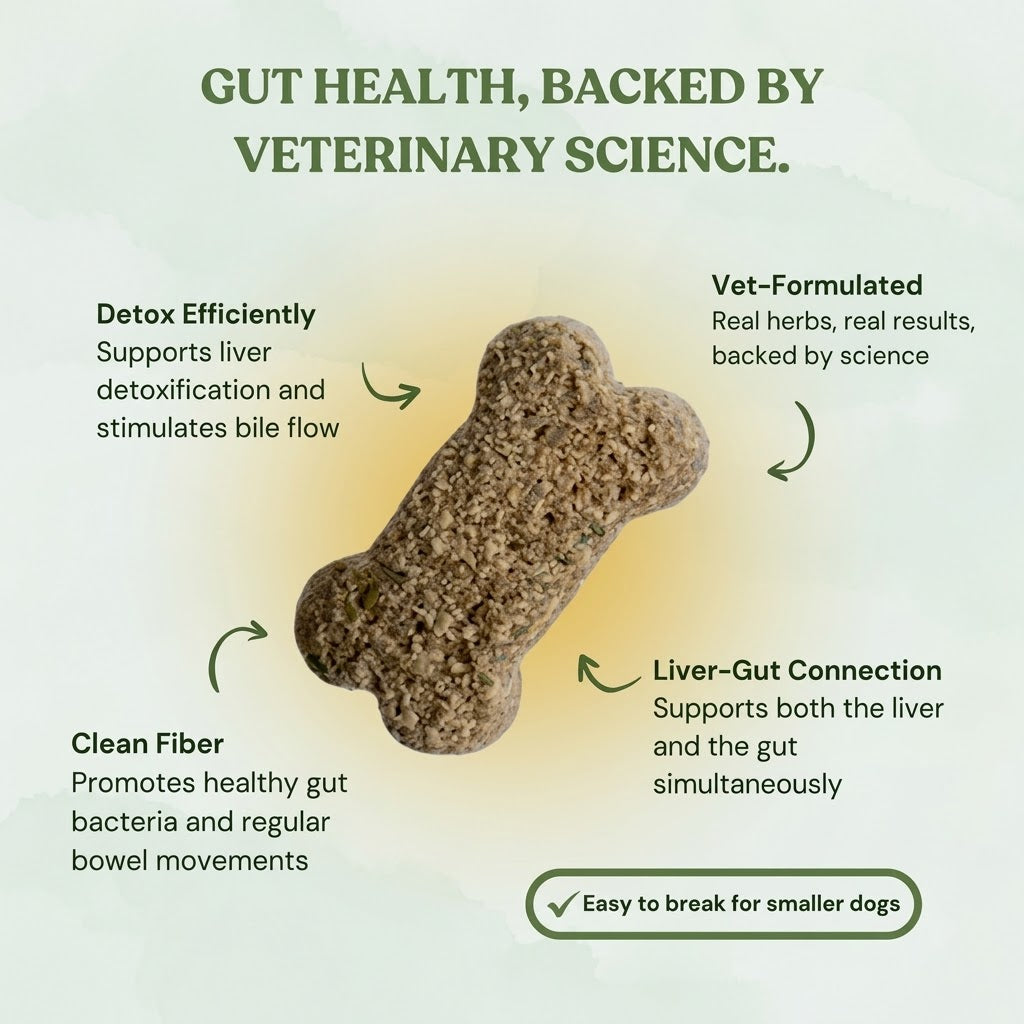 Botanical Bones Inner Glow Healthy Digestion Dog Treats – 4 oz.