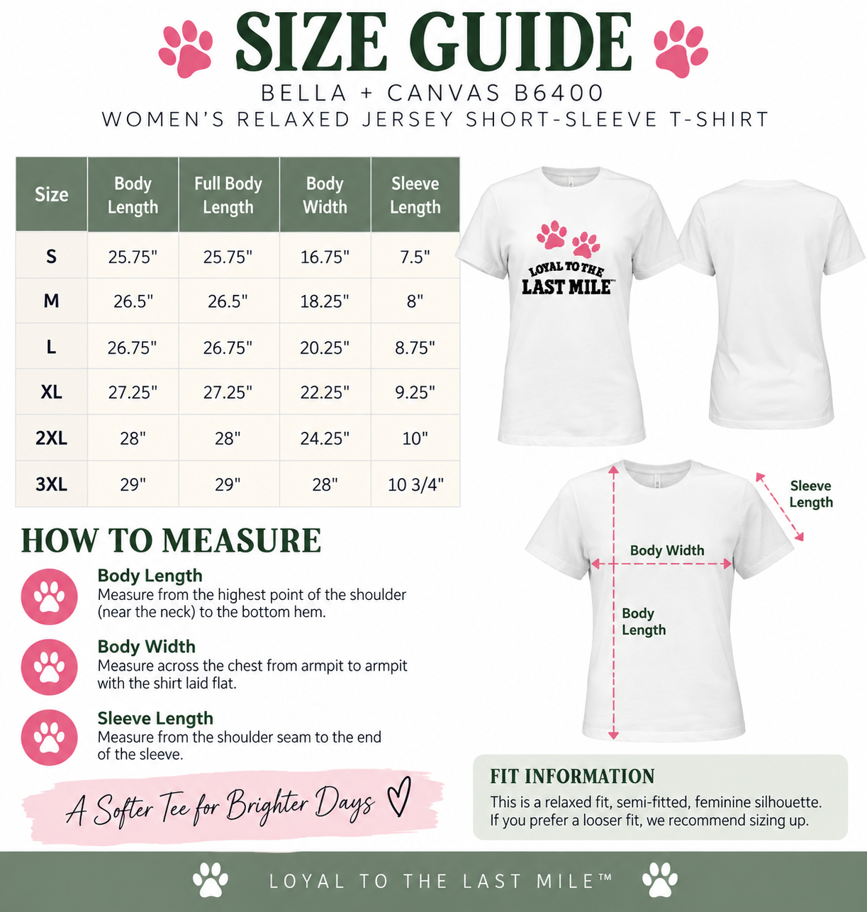 Tiny’s Loyal to the Last Mile™ Women’s Relaxed Tee