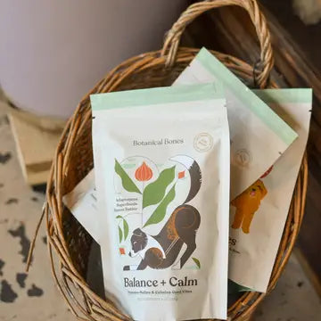 Botanical Bones Balance + Calm Peanut Butter Calming Dog Treats – 4 oz.