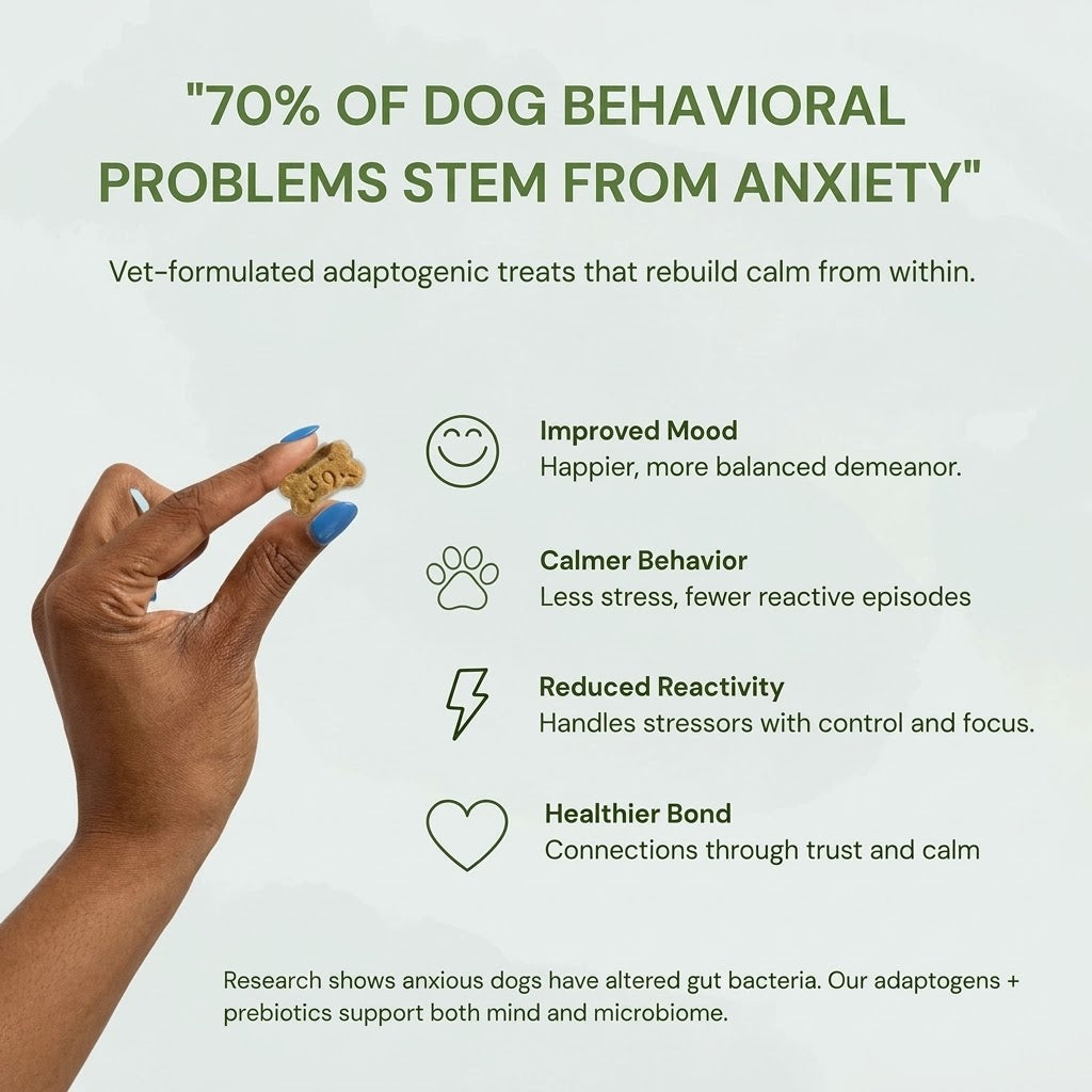 Botanical Bones Balance + Calm Peanut Butter Calming Dog Treats – 4 oz.