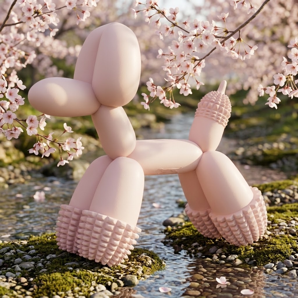 Balloon Dog Toy Pink