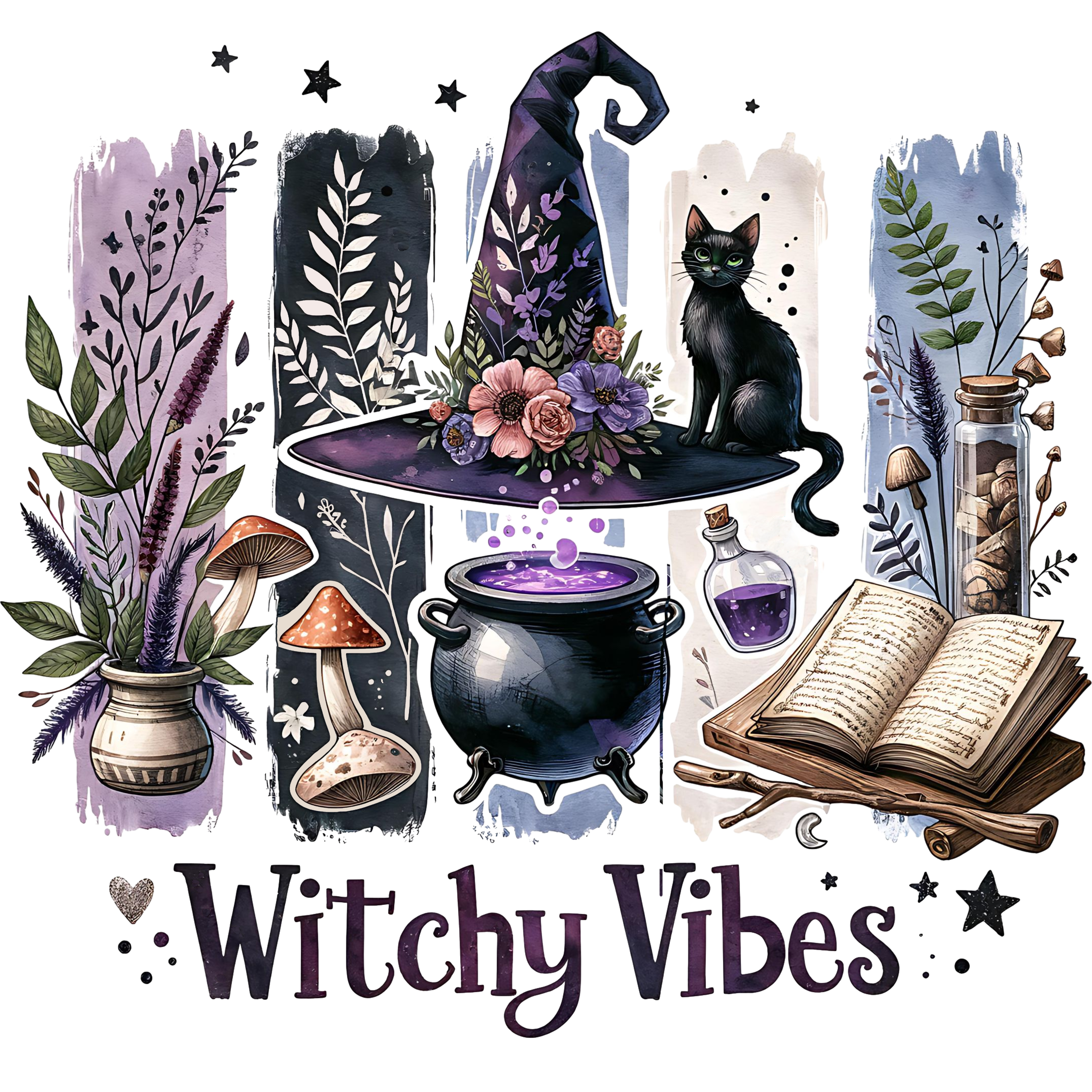 WITCHY VIBES DOG TEE